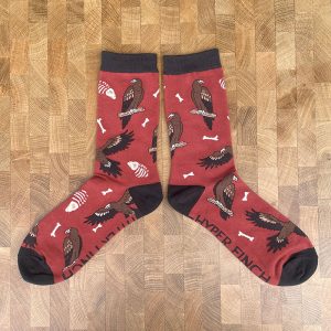 Wedge-tailed Eagle Socks (Red)