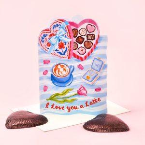 I Love You A Latte Die-Cut Card