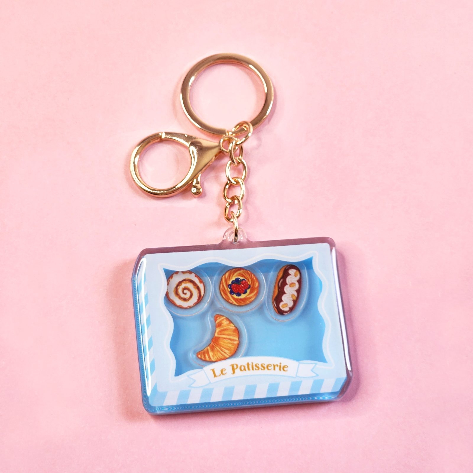 Pastry Shaker Acrylic Keychain