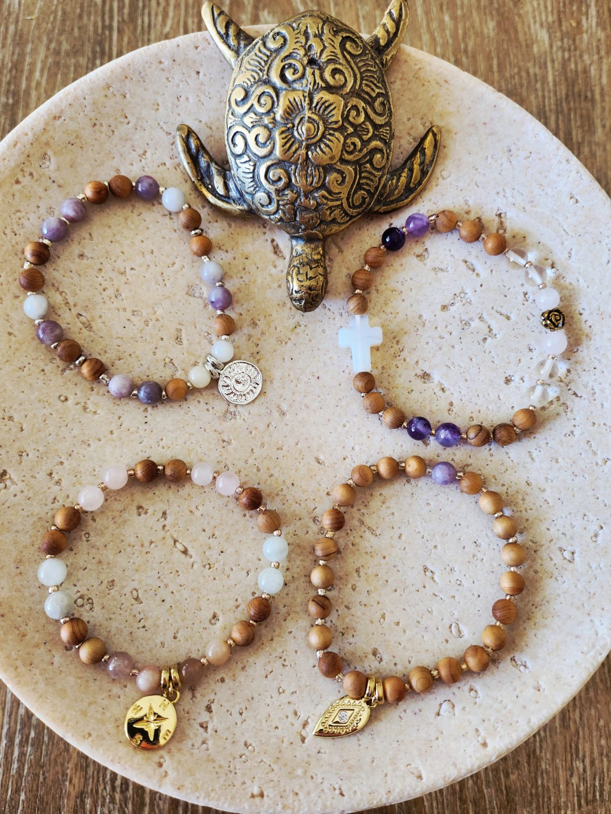 Tarnish Resistant Mala Bracelet 6mm - Image 2