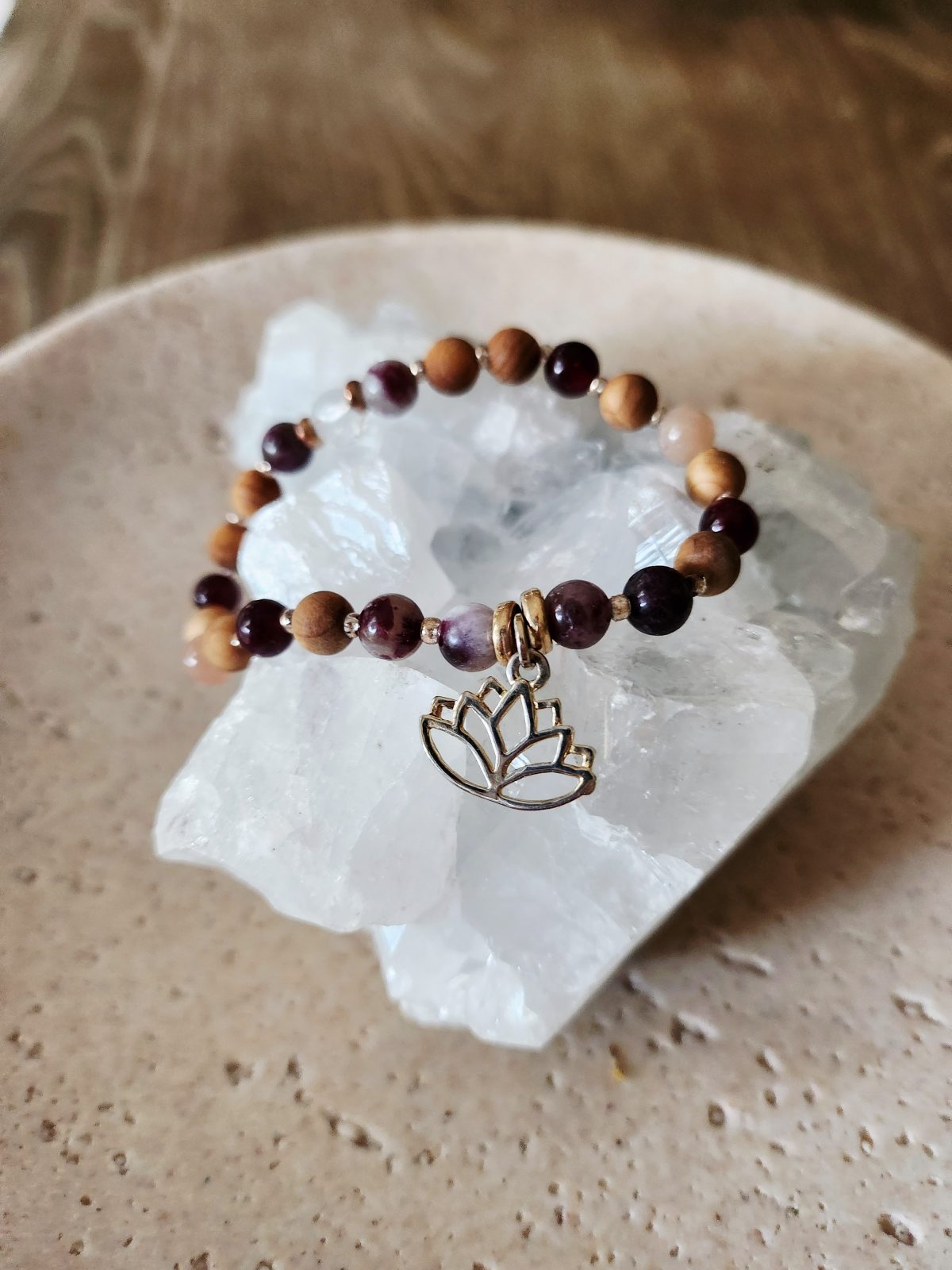 Lotus Mala Tarnish Resistant 6mm - Image 3