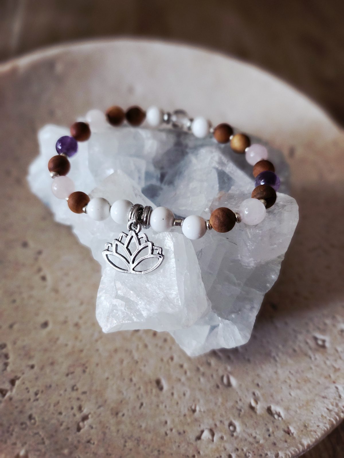 Lotus Mala Tarnish Resistant 6mm - Image 2