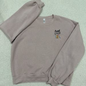 Booklover Women's Jumper - Embroidered Readers Sweatshirt