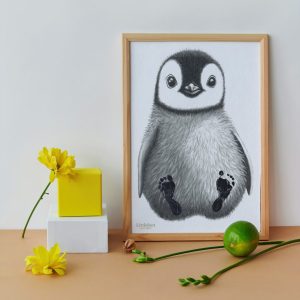 Penguin Paper or Canvas Print