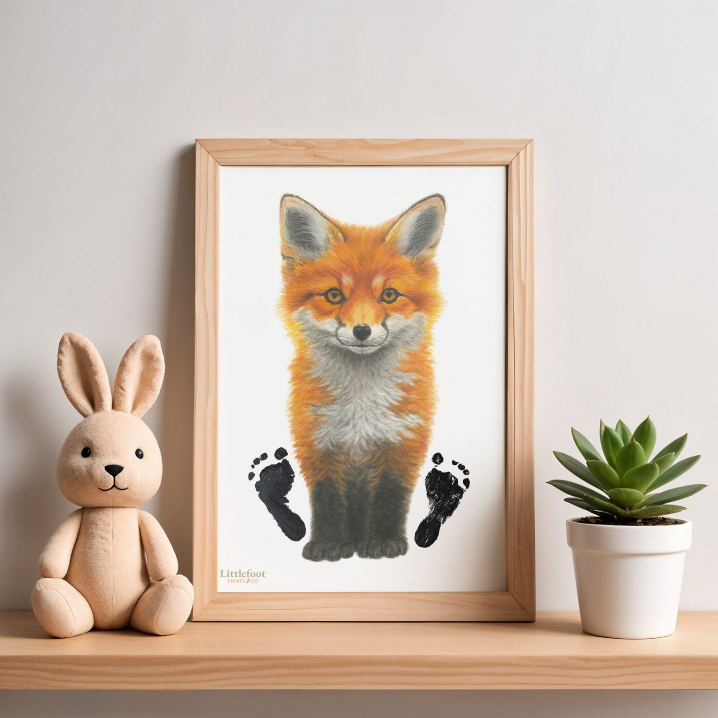 Fox Paper or Canvas Print