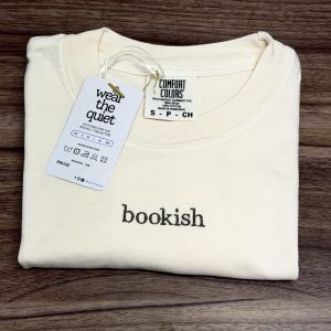 Bookish T-shirt - Embroidered Introvert Tee