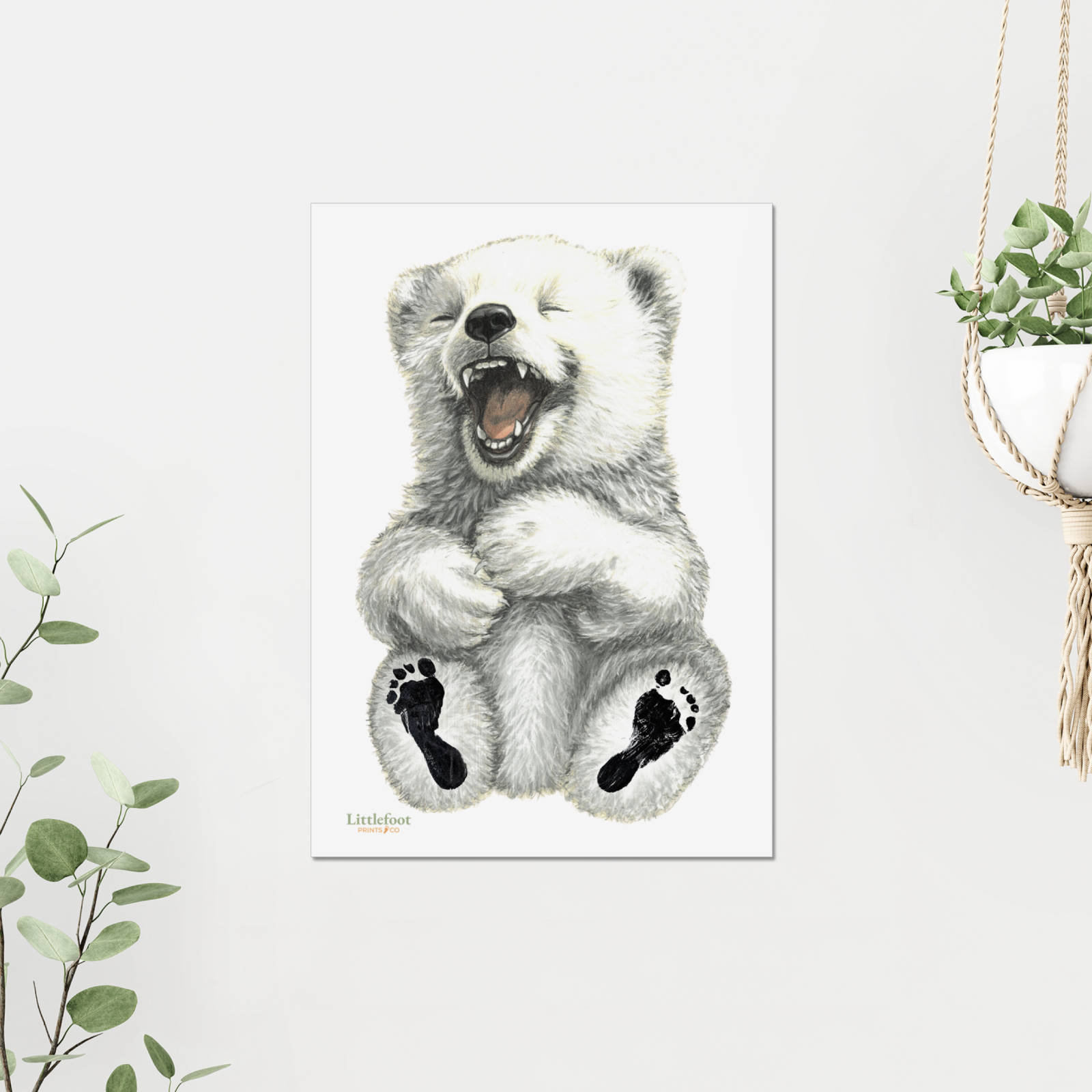 Polar Bear Paper or Canvas Print - Image 2