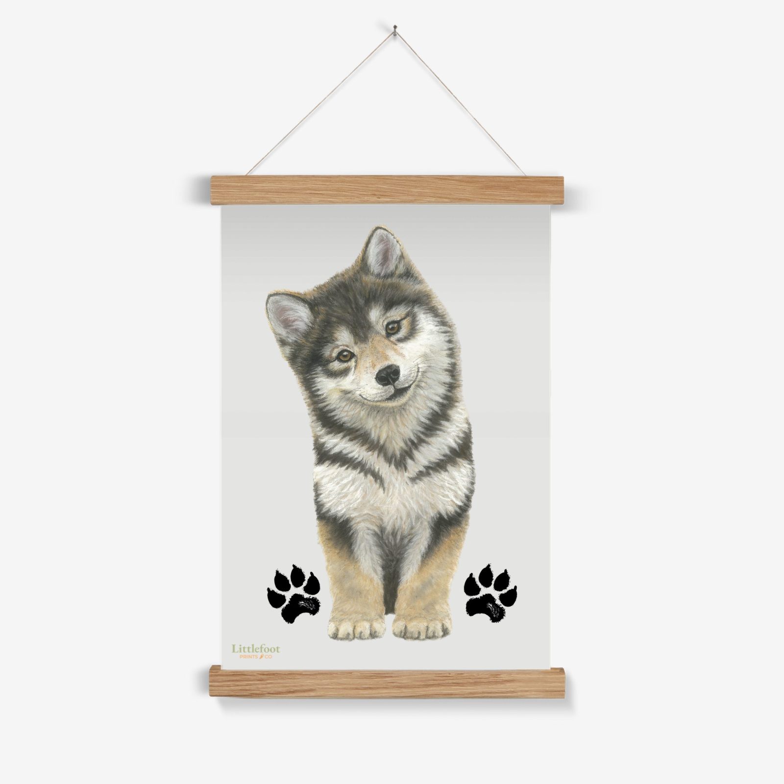 Wolf Paper or Canvas Print - Image 2