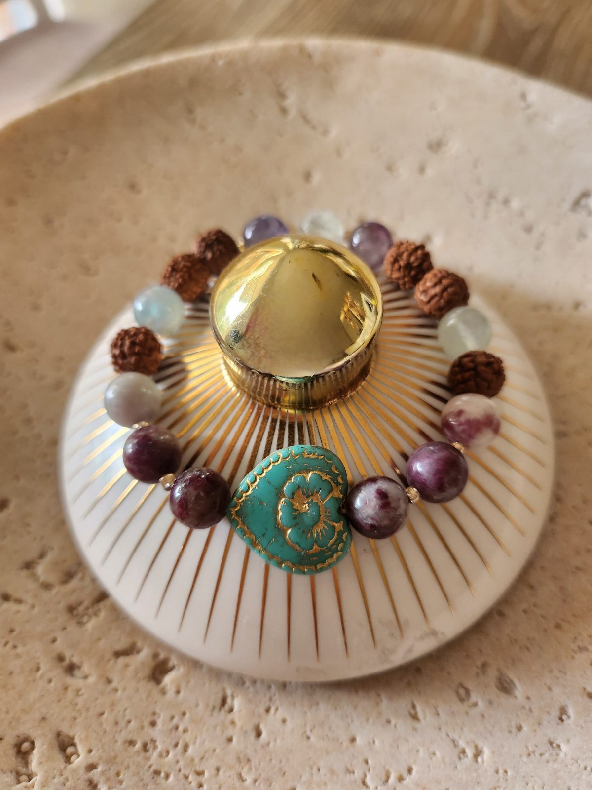 Tarnish Resistant Mala Bracelet 8mm - Image 3