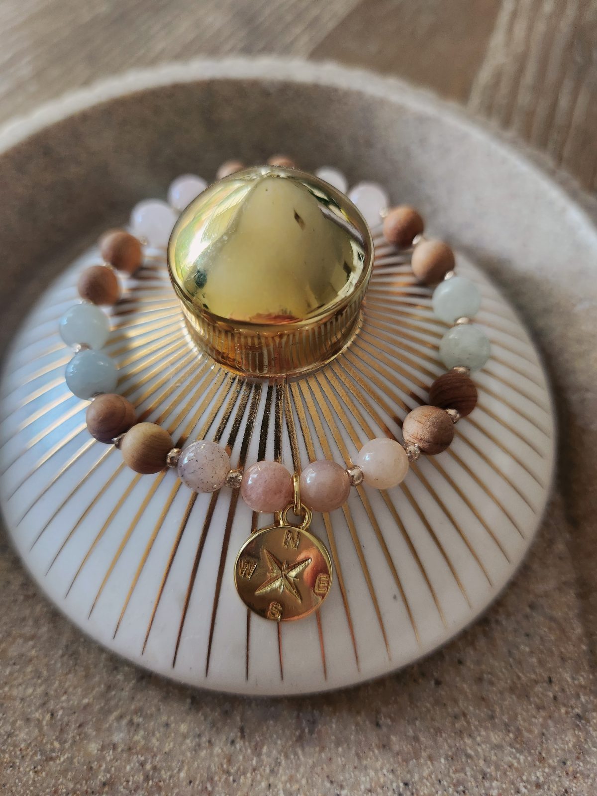 Tarnish Resistant Mala Bracelet 6mm - Image 9
