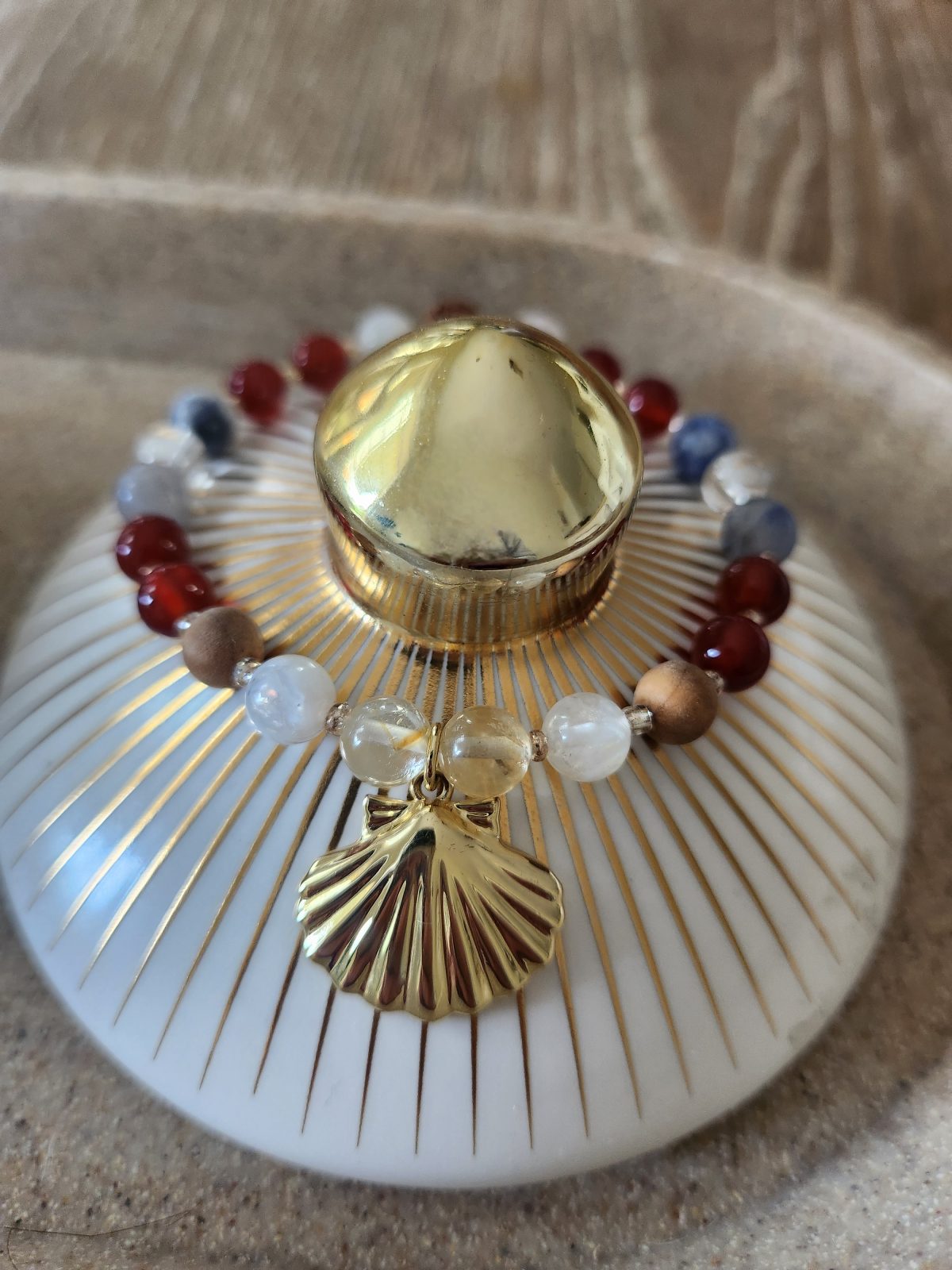 Tarnish Resistant Mala Bracelet 6mm - Image 7