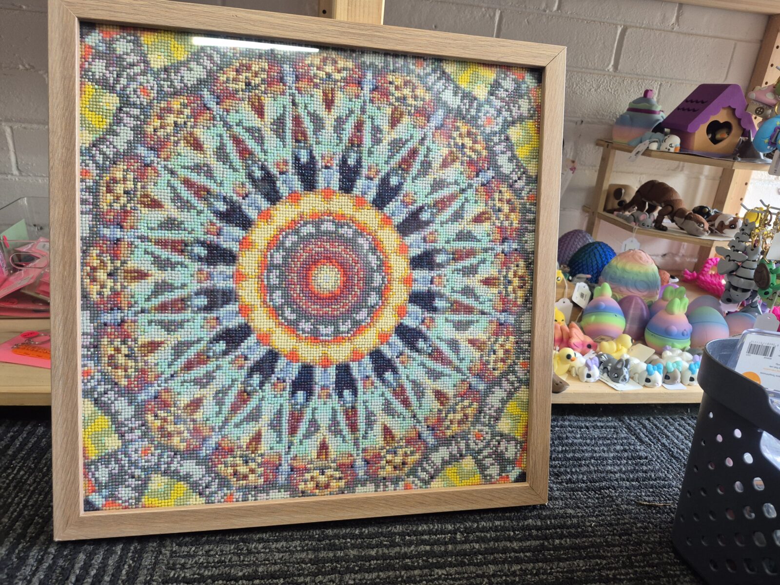 Framed Mandala Diamond Art