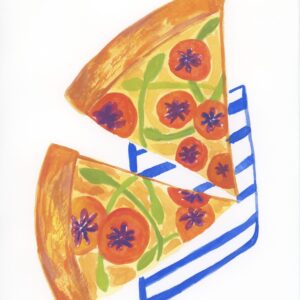 Comfy Food is always a couple of slices of pizza