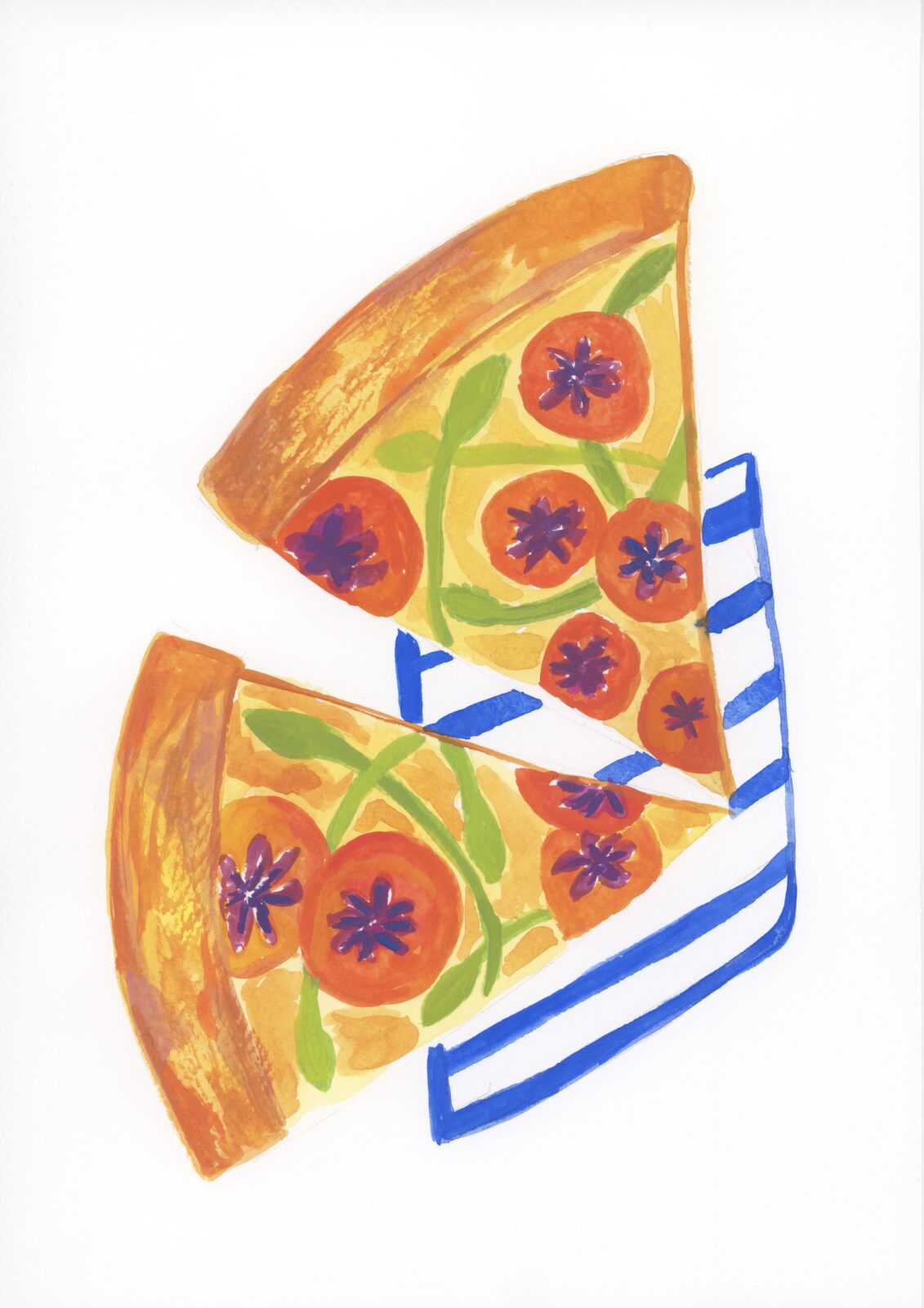 Comfy Food is always a couple of slices of pizza