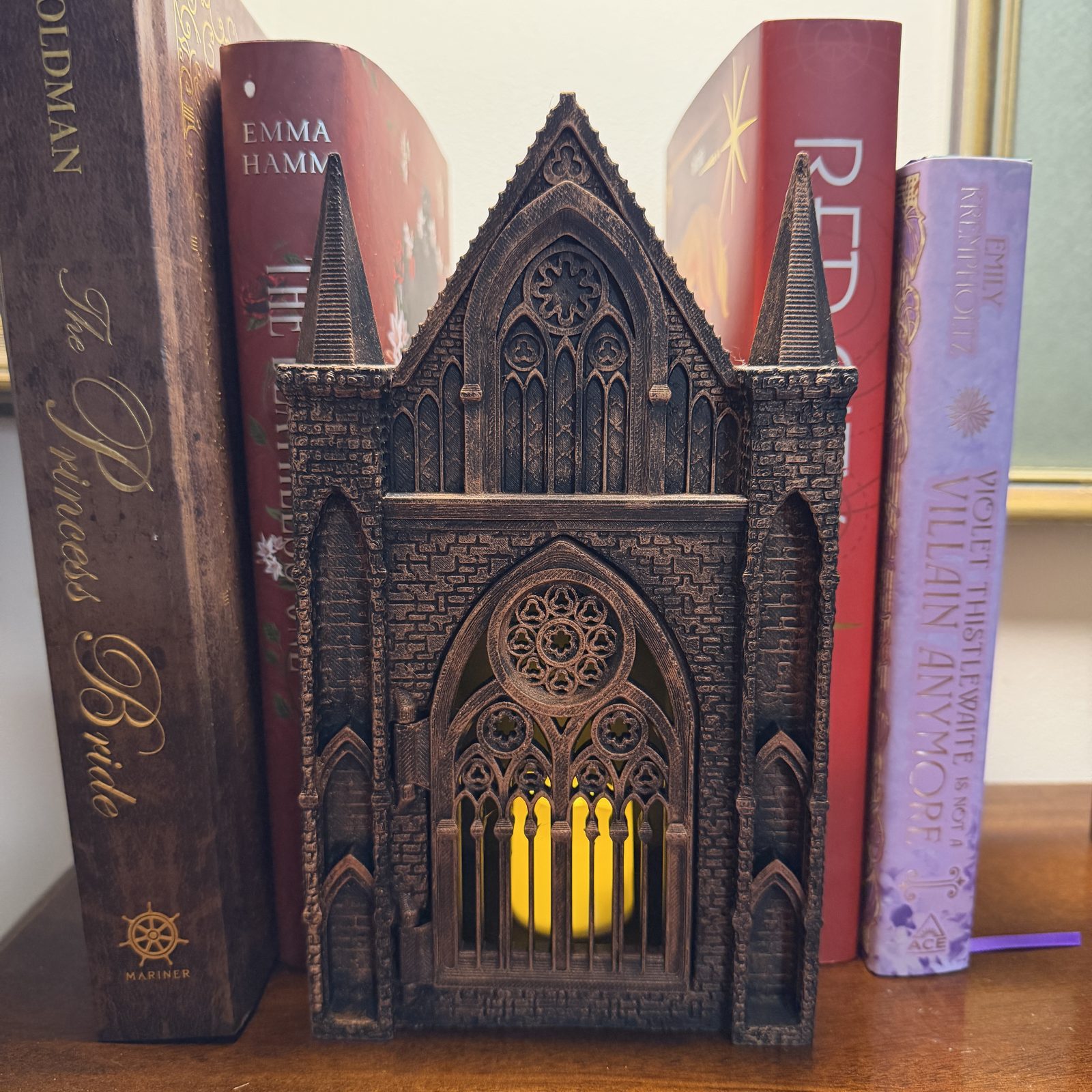 Cathedral Tea Light Book Nook - Image 2