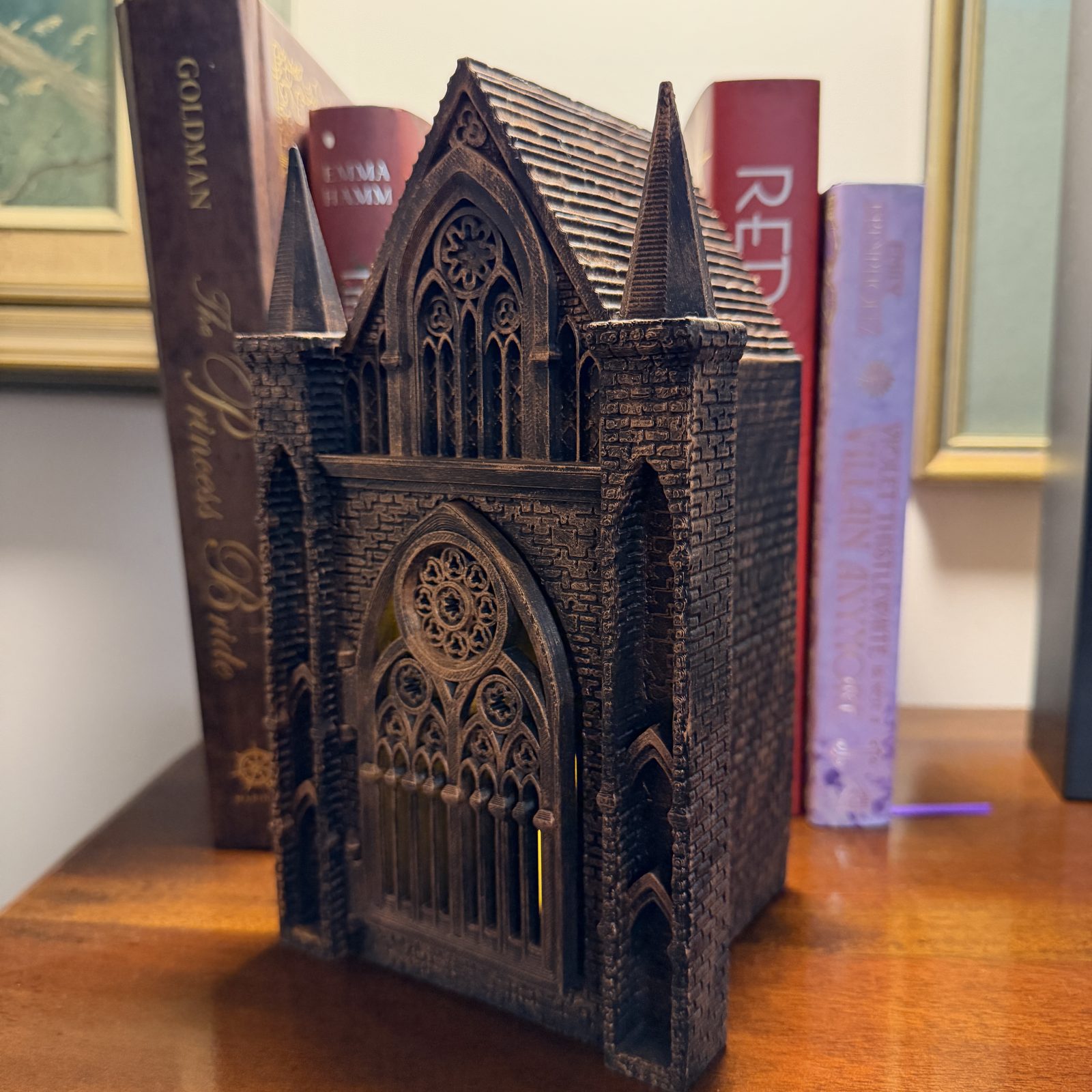 Cathedral Tea Light Book Nook - Image 4