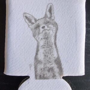 Fox Pointillism Stubby Holder