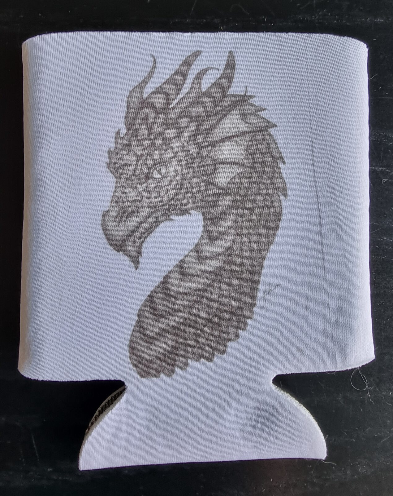 Dragon Pointillism Stubby Holder