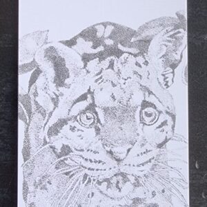 Leopard Pointillism Bookmark