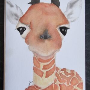 Giraffe Greeting Card