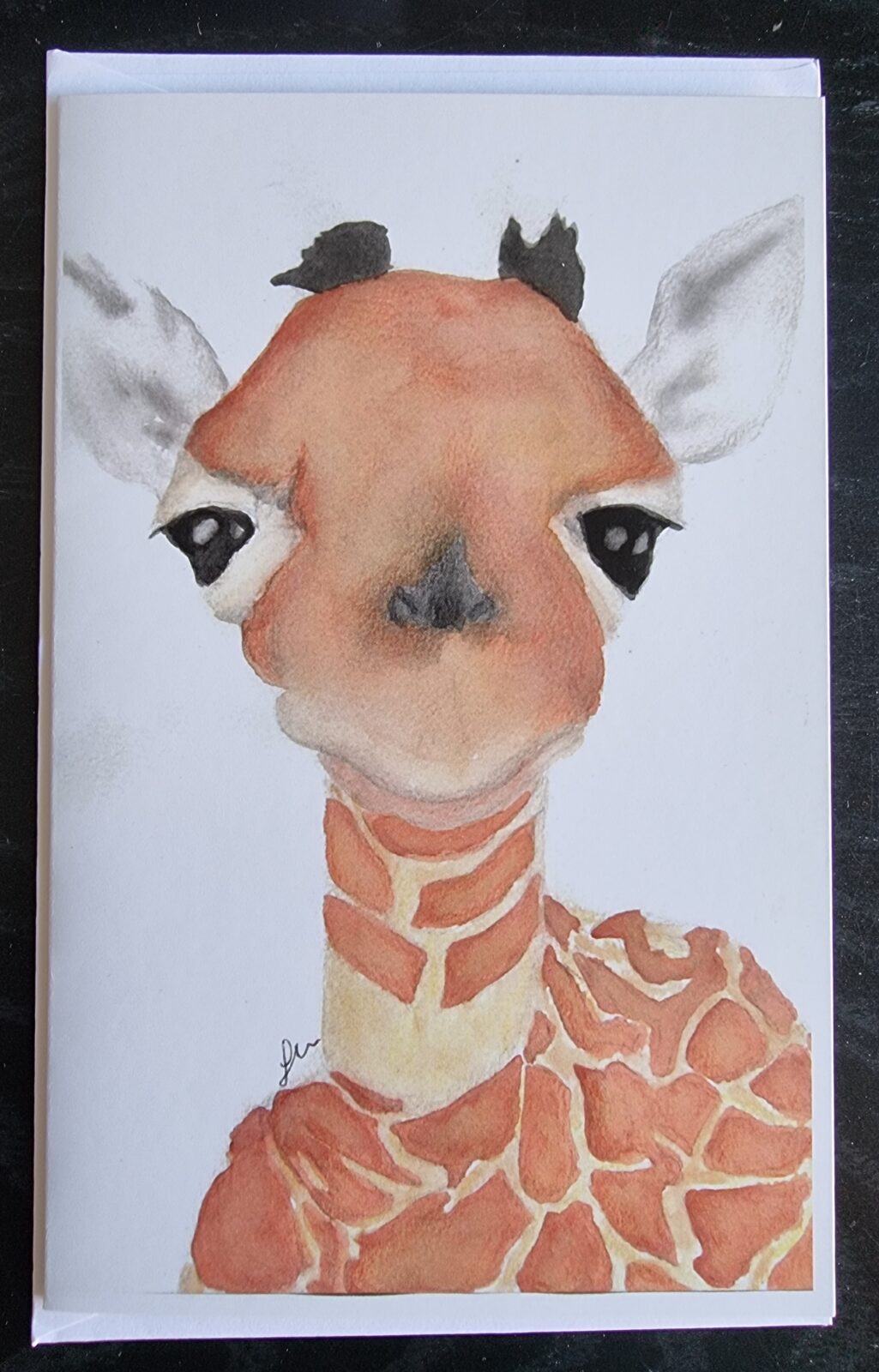Giraffe Greeting Card