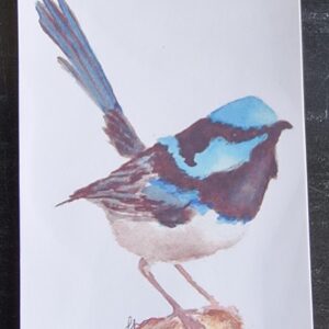 Blue Wren Swap Card