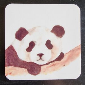Panda Watercolour Coaster