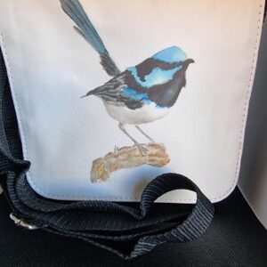 Blue Wren Crossbody Bag