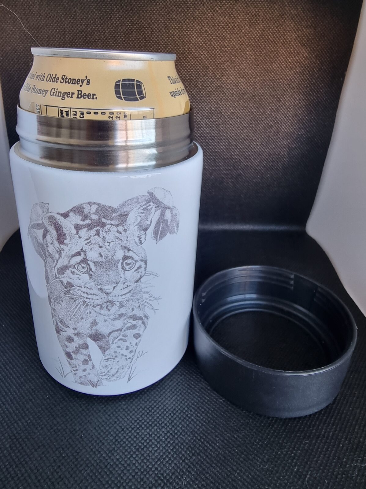 Fox Pointillism Can Cooler - Image 2