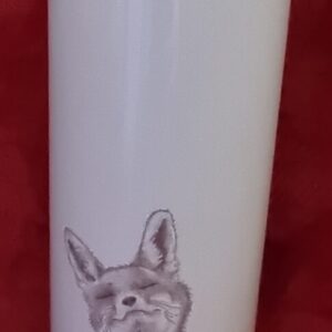 Fox Pointillism Tumbler