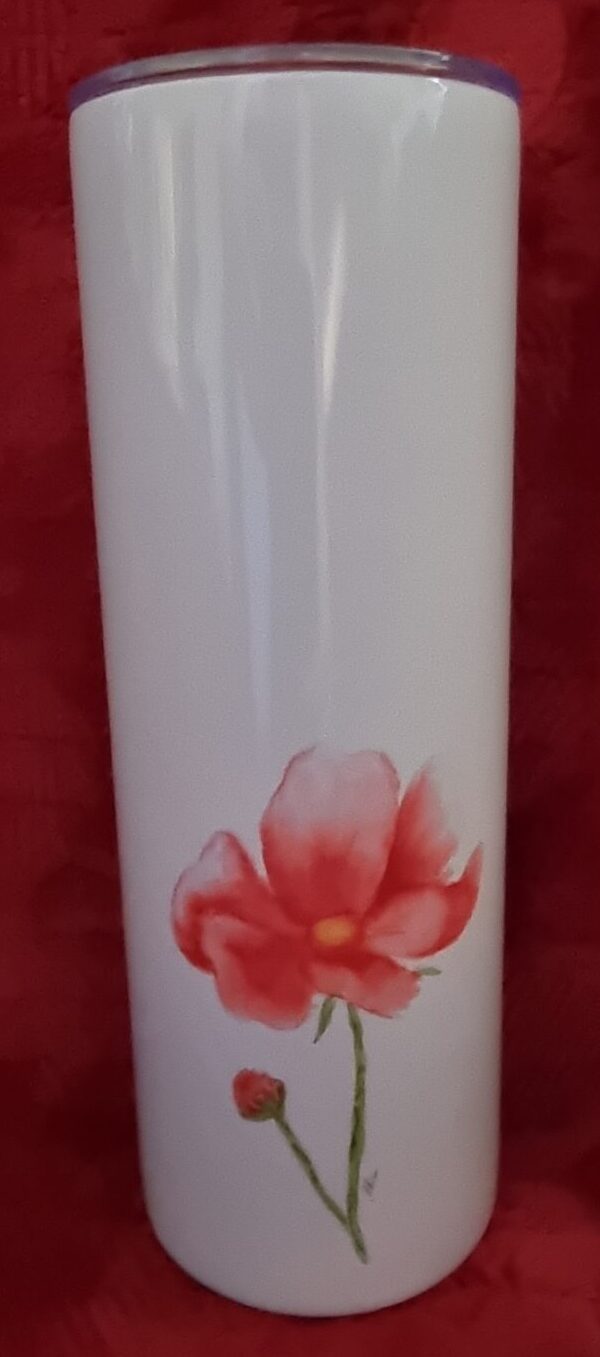 Magnolia Watercolour Tumbler