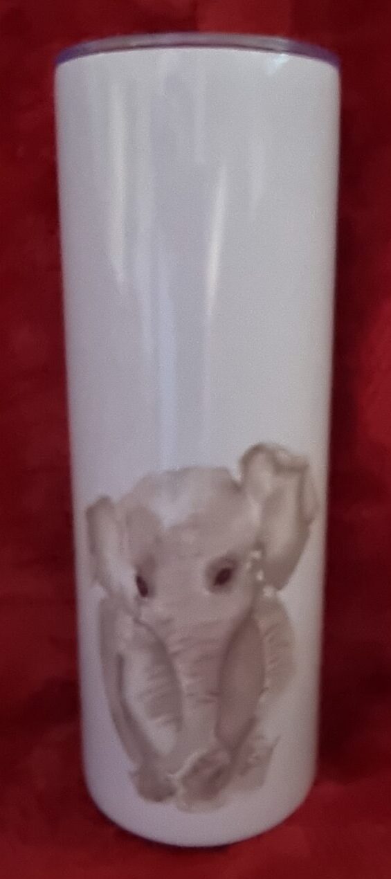 Elephant Watercolour Tumbler