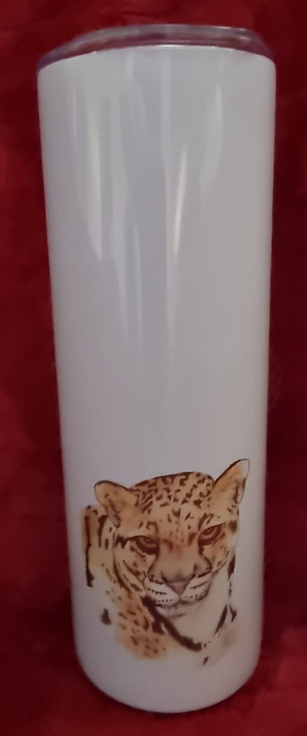 Cheetah Watercolour Tumbler