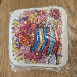 Book and flower jewellery box