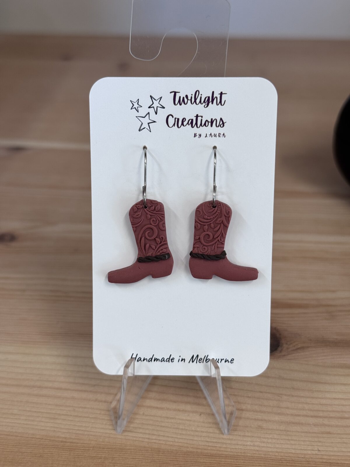Cowgirl boot dangles