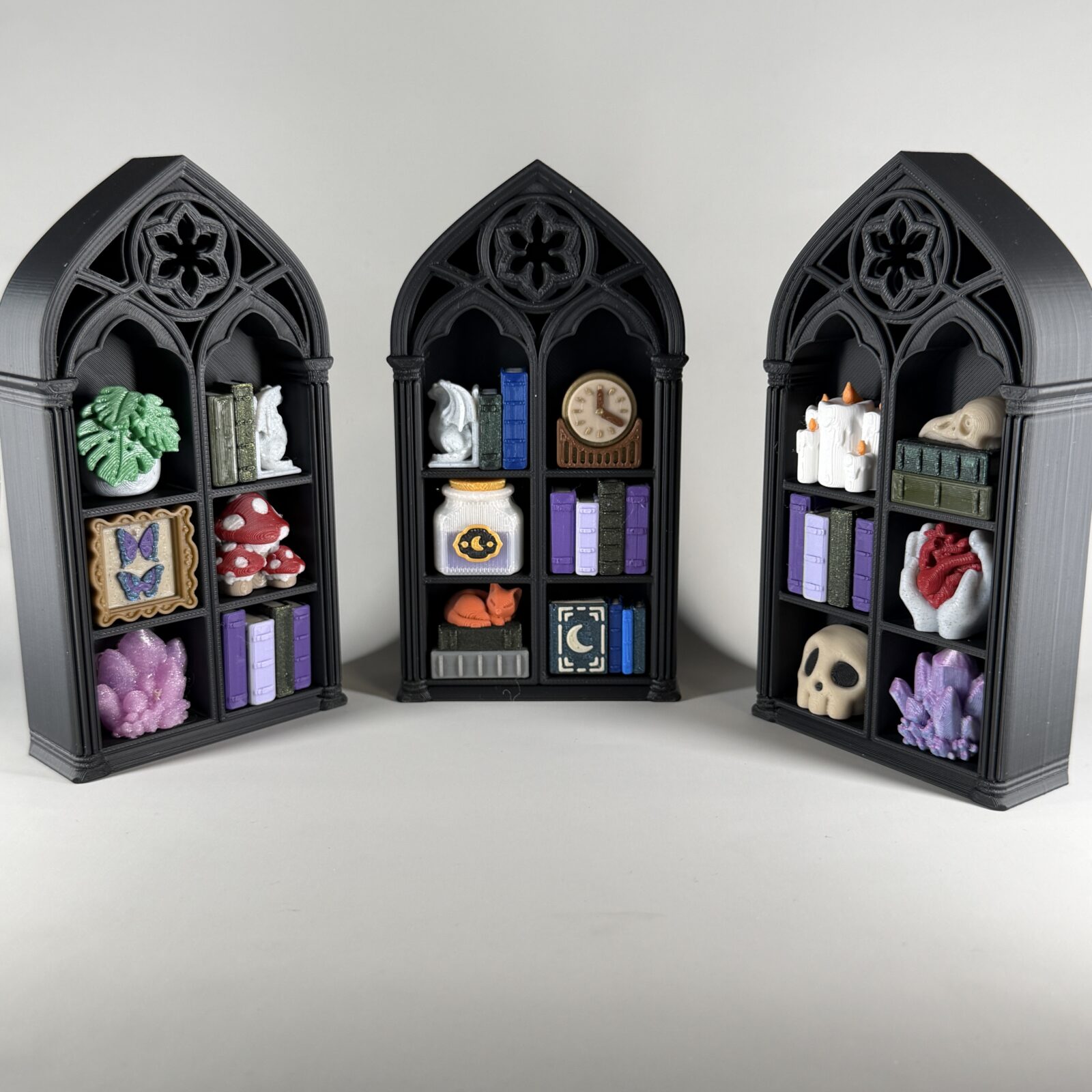 Gothic Bookshelf Multi-Clicker Fidget