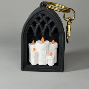 Midnight Worship Fidget Clicker Keychain