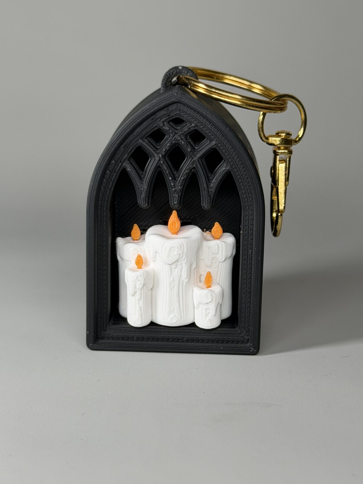 Midnight Worship Fidget Clicker Keychain