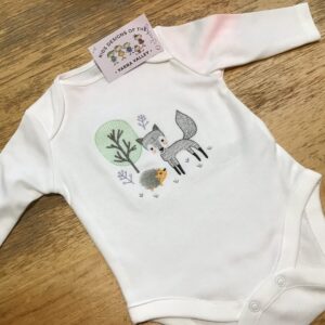 Fox & Hedgehog Long Sleeve Bodysuit