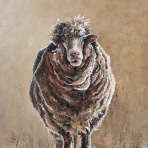 Painting of a Sheep by Jodie Westall Artist