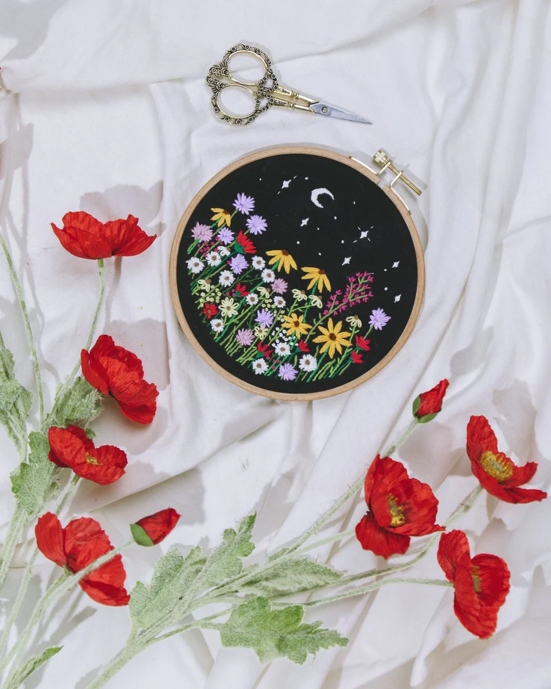 Embroidery Kit - Luna Wildflowers - Image 2