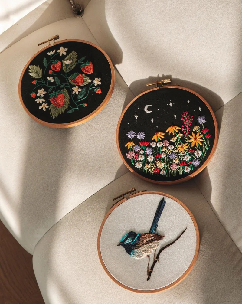 Embroidery Kit - Luna Wildflowers - Image 5