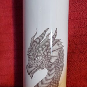 Dragon Pointillism Tumbler
