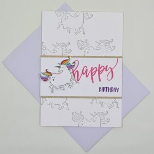 Sparkle unicorn Card