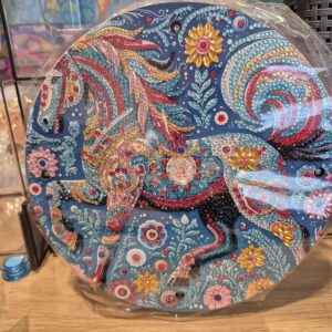 horse Large Wooden jewellery/ storage box
