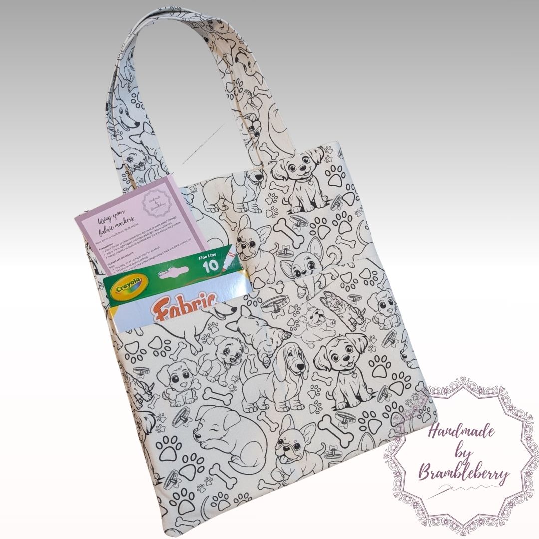 Colour-me-in library bag - Image 6