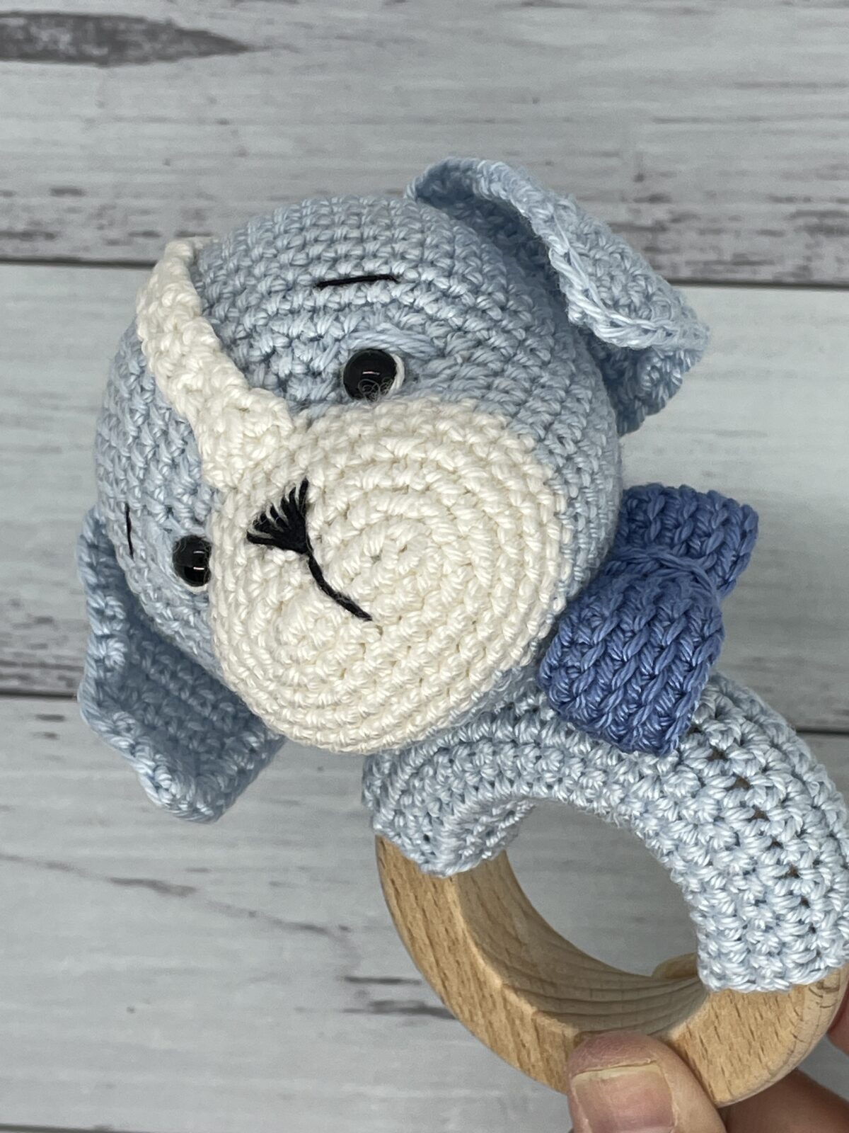 Baby Rattle - Blue Puppy - Image 3