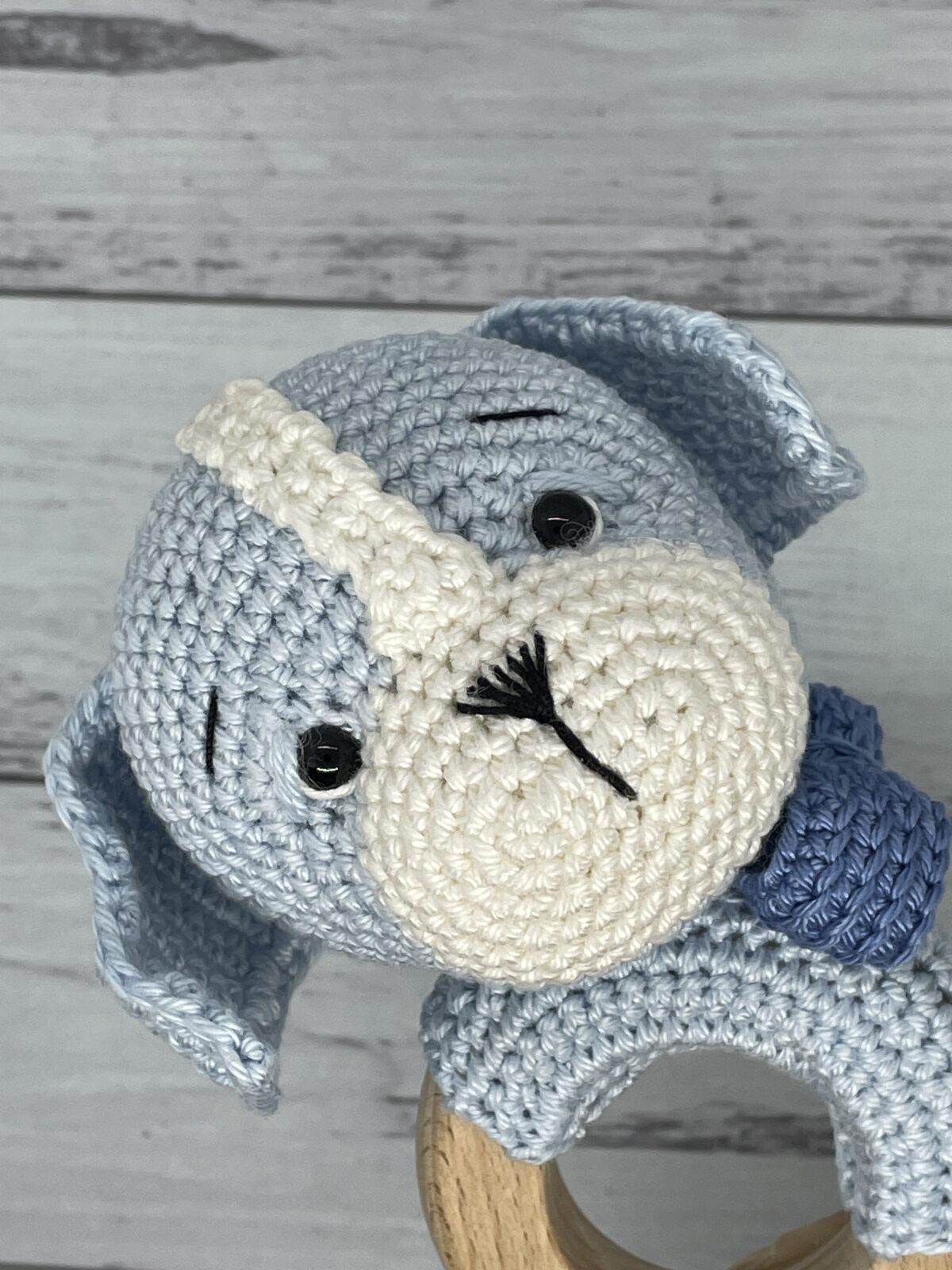Baby Rattle - Blue Puppy - Image 2