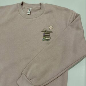 Love Books - Embroidered Jumper