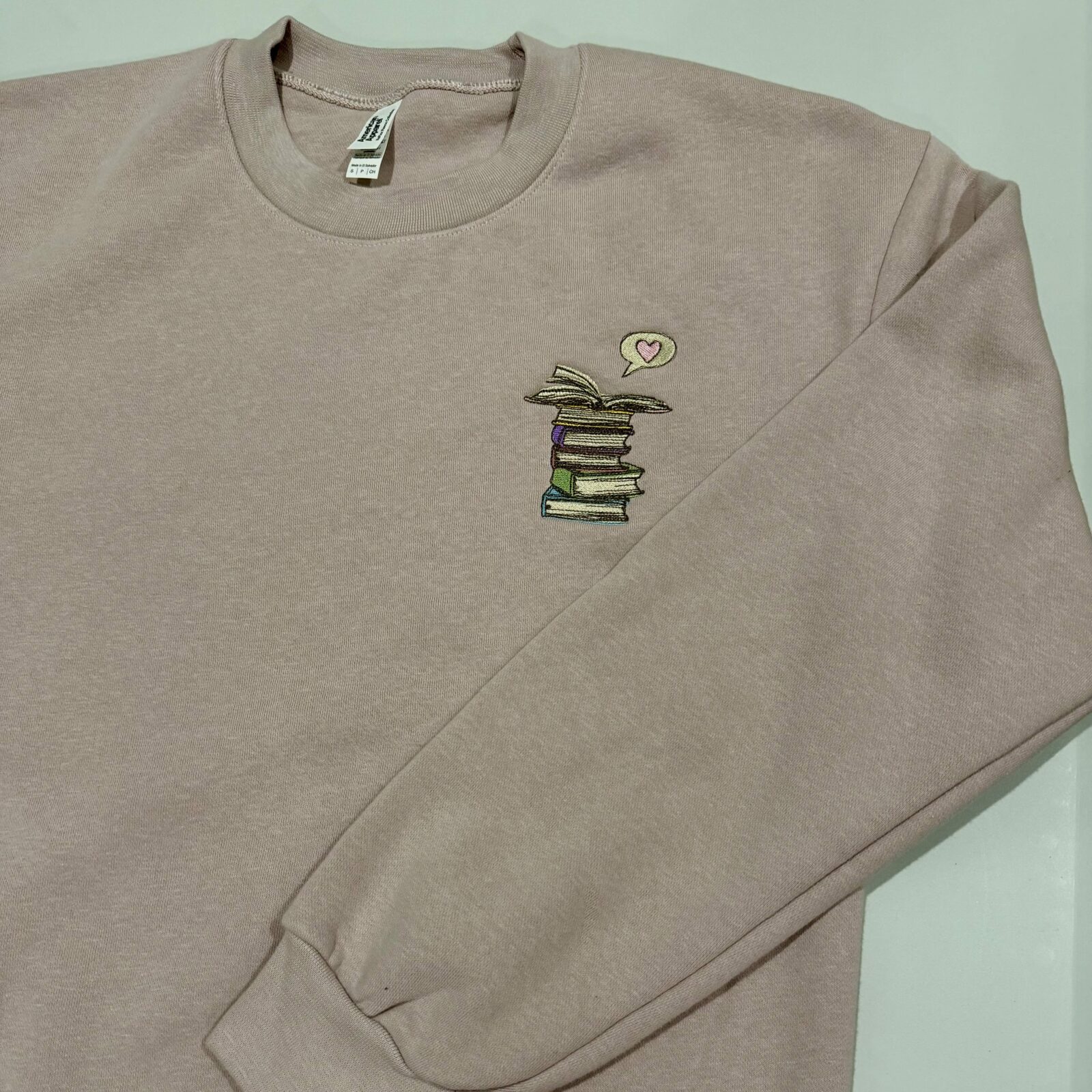 Love Books - Embroidered Jumper